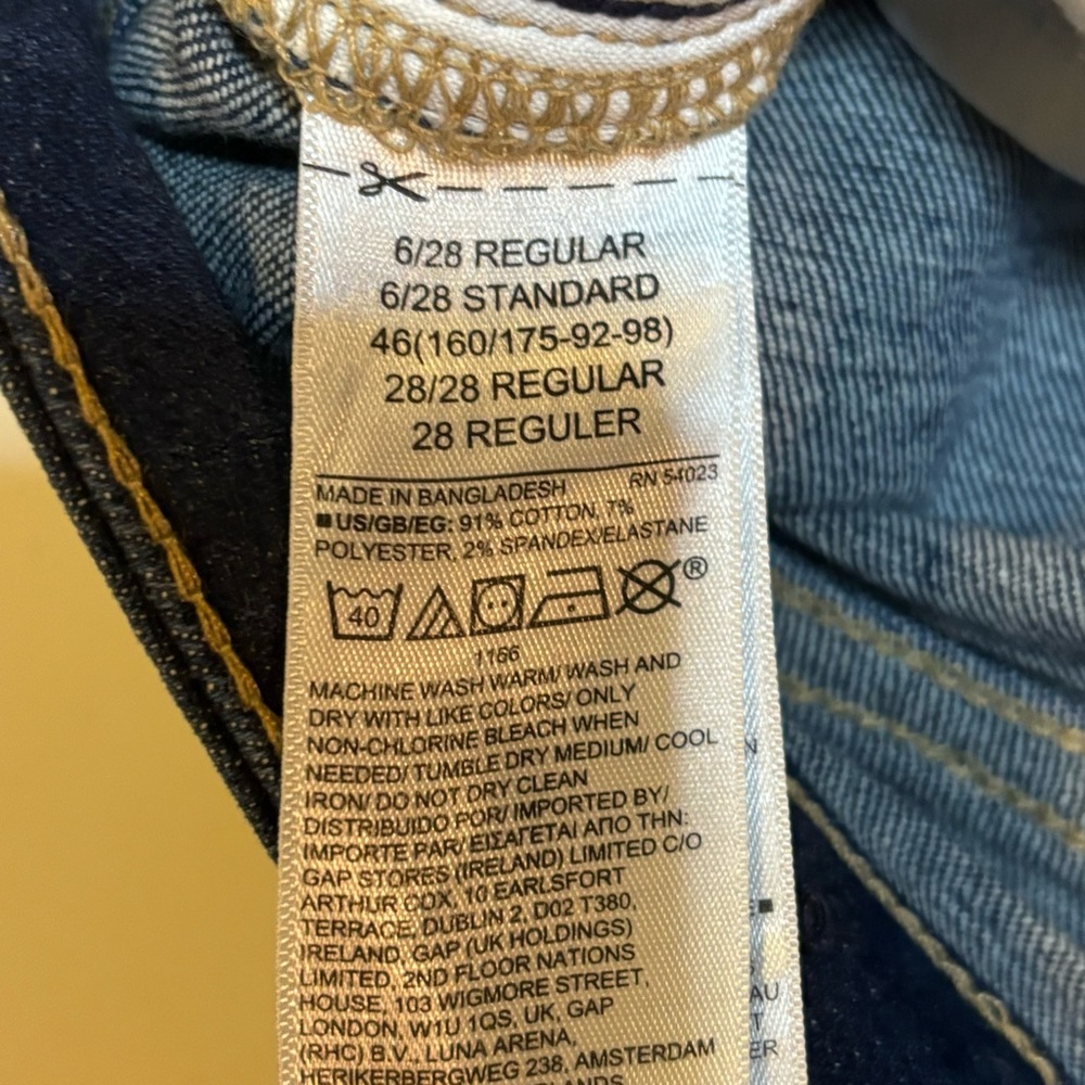 GAP Universal Legging Jegging Jeans 6 / 28 - Picture 8 of 8